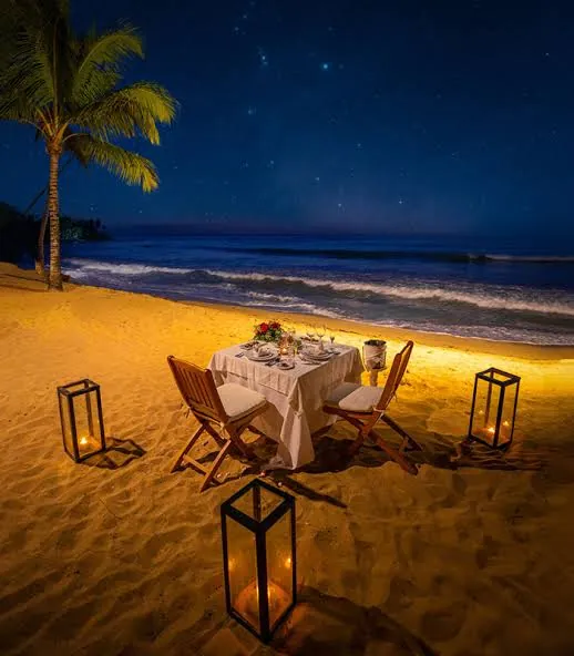 Beach dinner
